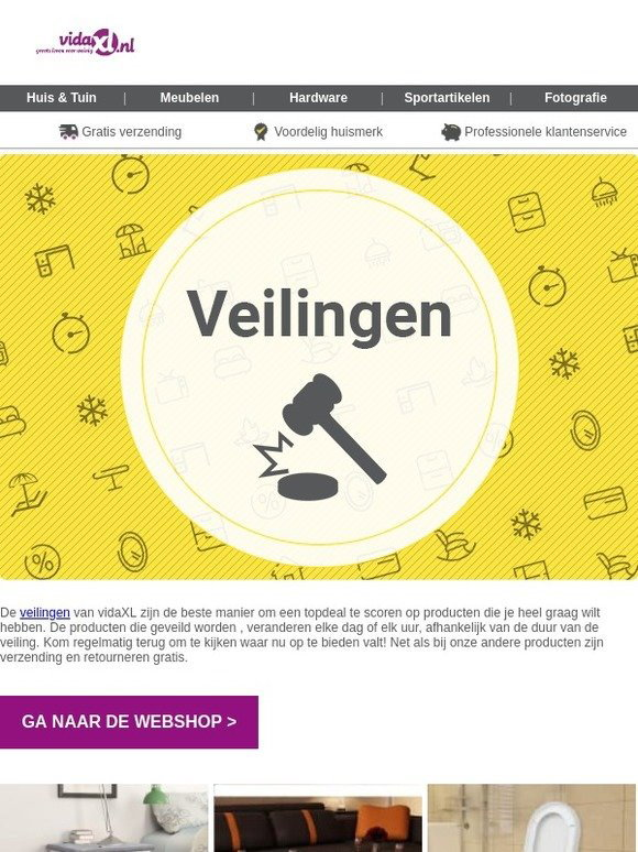 Idioot Gepensioneerd indruk VidaXL NL: Scoor je favoriete producten met onze veilingen! | Milled