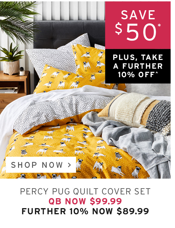 pug quilt cover adairs