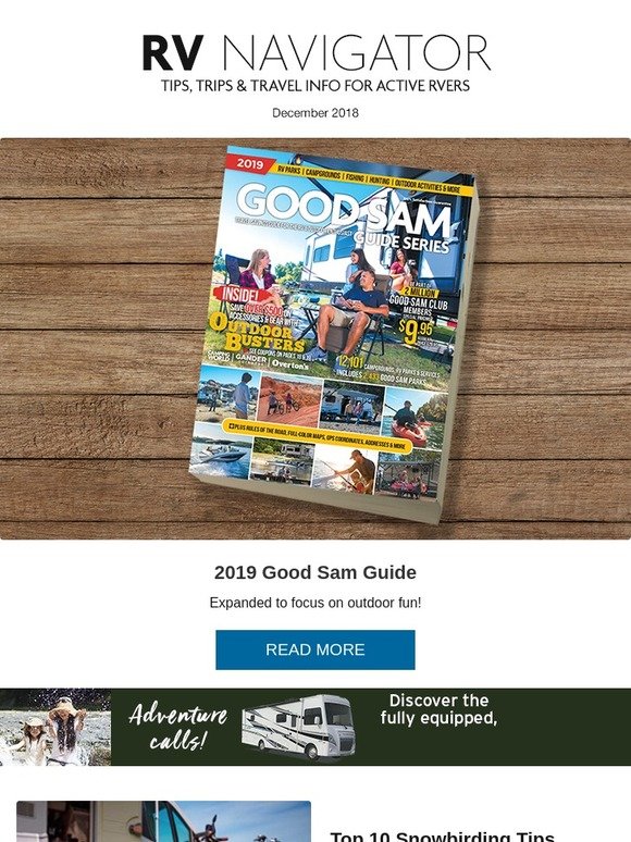 Camping World 2019 Good Sam Guide Now Available Go Explore! Milled
