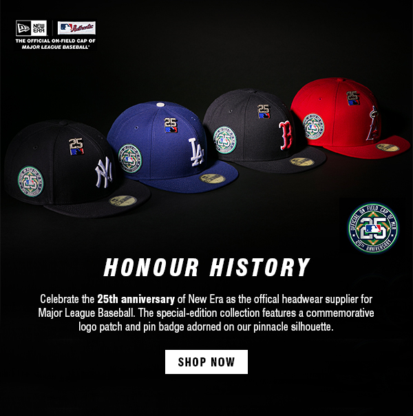 New Era De Honour History Exclusive Mlb 25th Anniversary Collection Milled