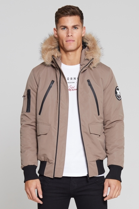 good for nothing glacier black long parka