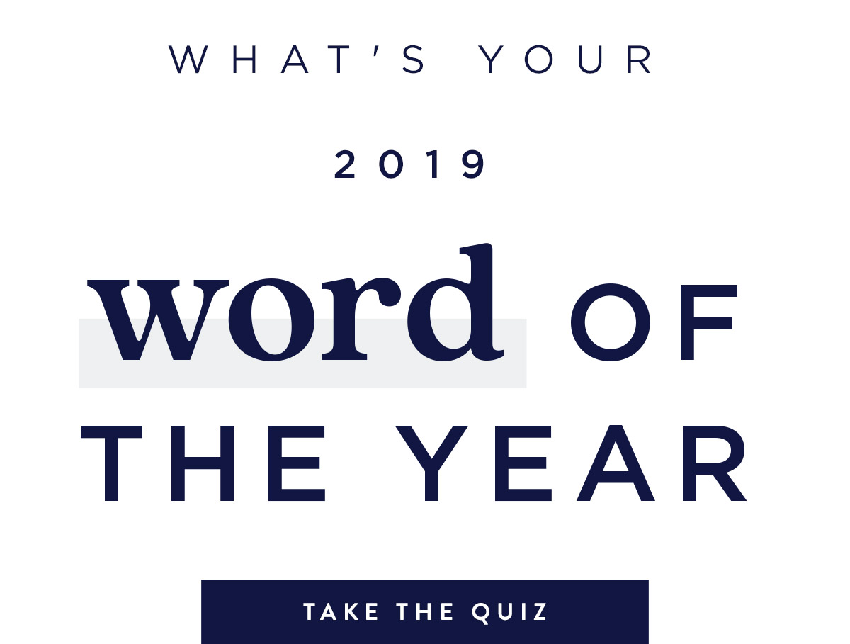 DaySpring What's Your 2019 Word of the Year? Milled