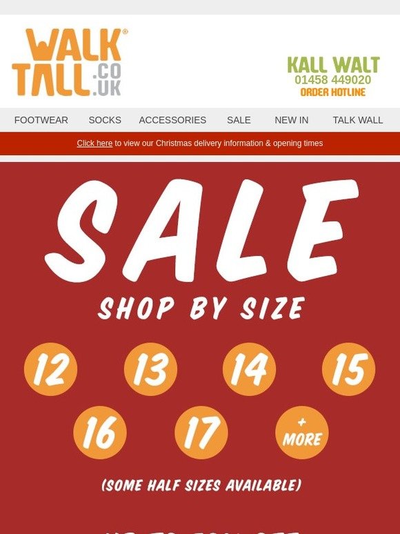 Shop by size in the sale - Up to 50% off selected items