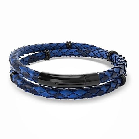 Horus | Blue Python Bracelet