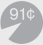 91¢
