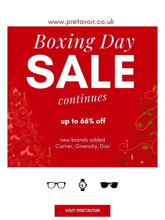 cartier boxing day sale