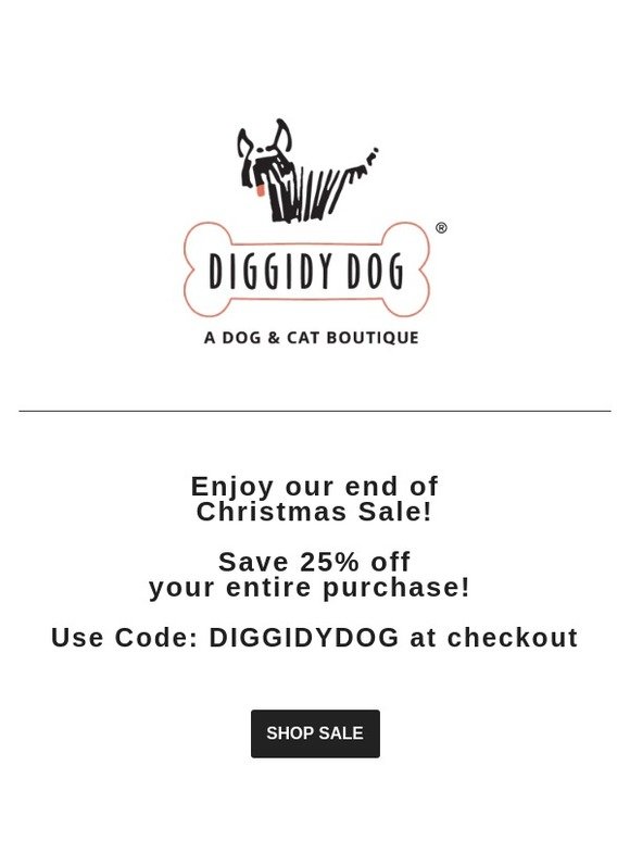 Save 25% off your entire purchase! 🐾