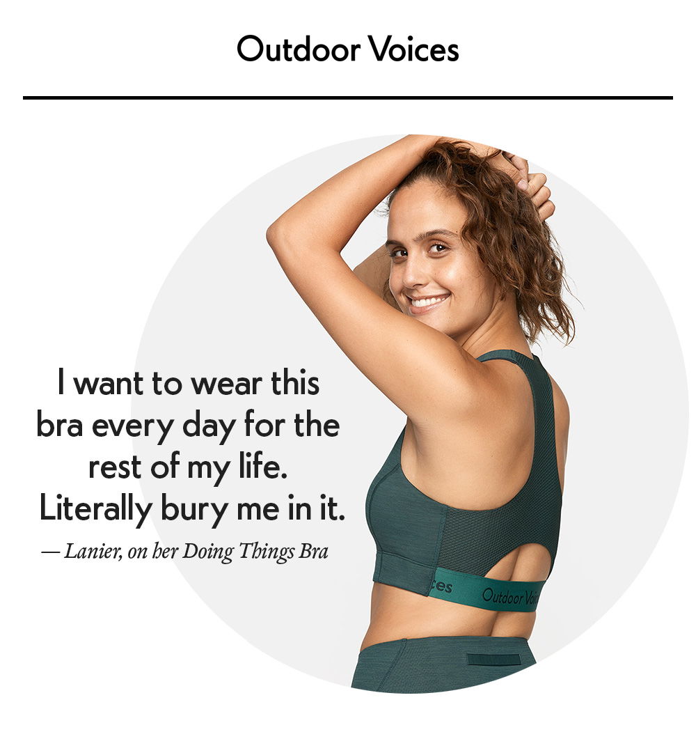 Outdoor Voices - The Doing Things Bra details: an