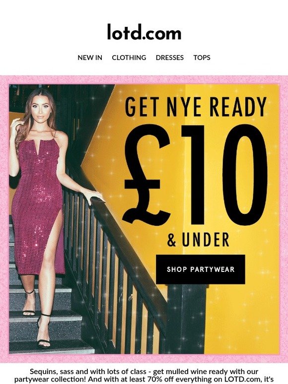 Party all night with partywear from £2!
