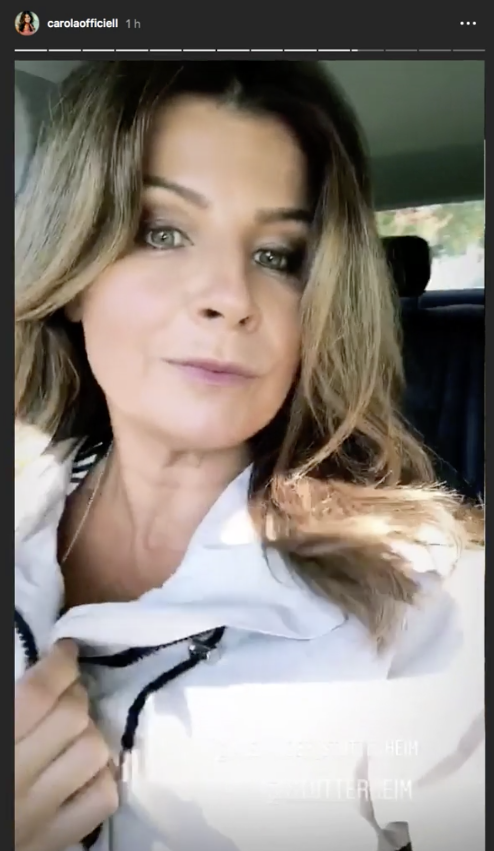 Carola Instagram Story