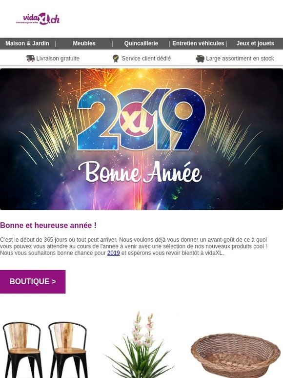 Bonne et heureuse année !