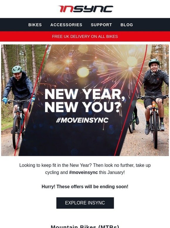 New Year, New You? Huge Offers On Our Range Of Bikes!