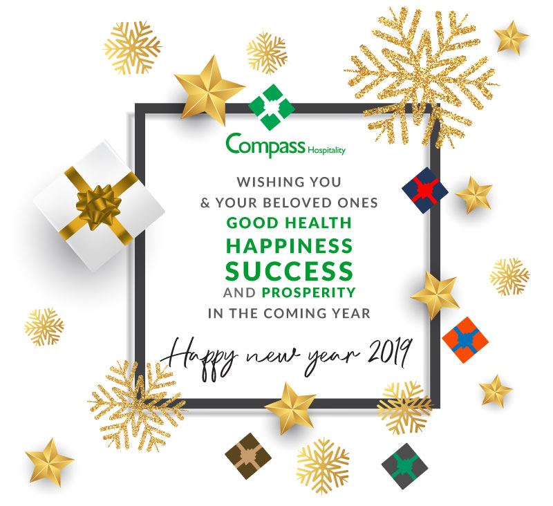 Compass Hospitality Happy New Year 19 We Wish You A Beautiful Magical New Year Milled