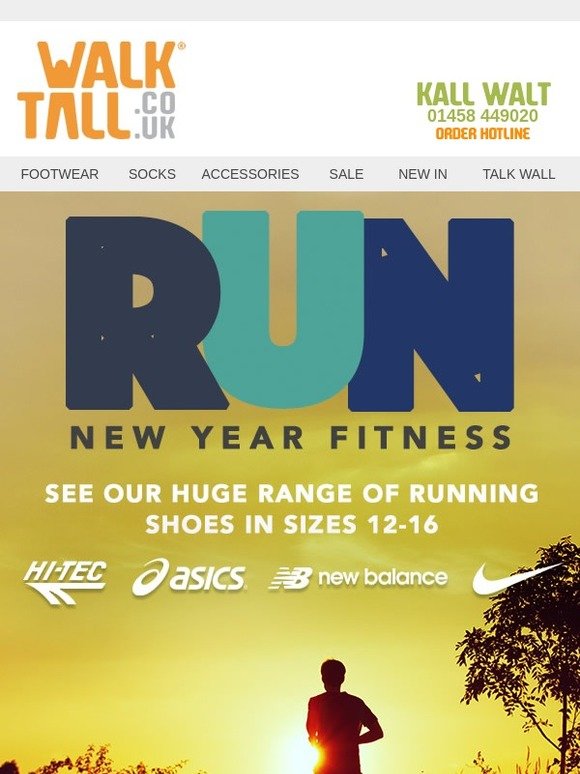 Kick start your new year with our sports footwear