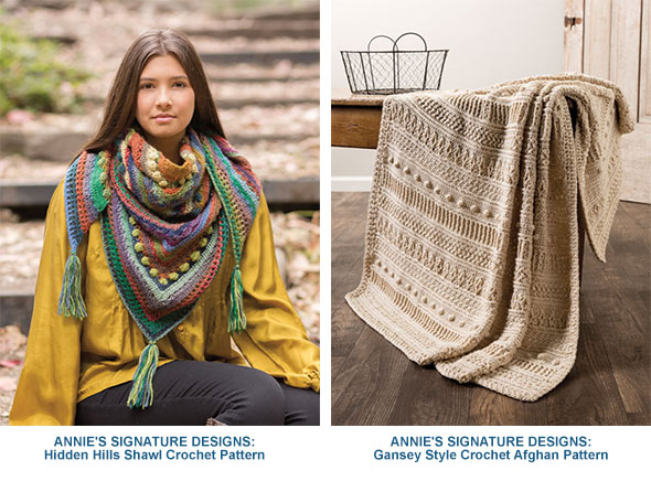 ANNIE'S SIGNATURE DESIGNS: Forevermore Poncho Knit Pattern