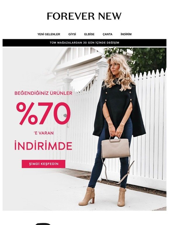 Beğendiğiniz Ürünler %70'e Varan İndirimde!
