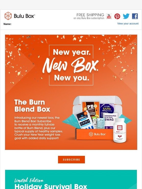 Last Chance - Start The New Year With Our New Box! 🙌