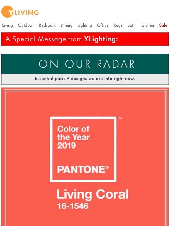 On Our Radar: 2019 Pantone Color of the Year, Living Coral