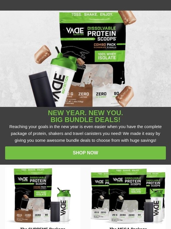 Isolate Protein Made Easy: A Review of VADE Nutrition Pods