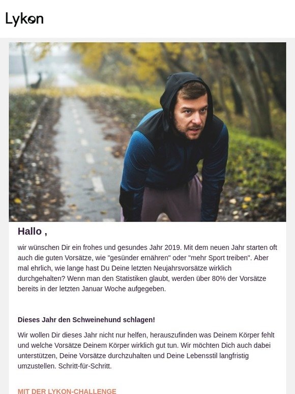 Die Lykon-Challenge: Vorsätze einhalten und bis zu 347€ sparen