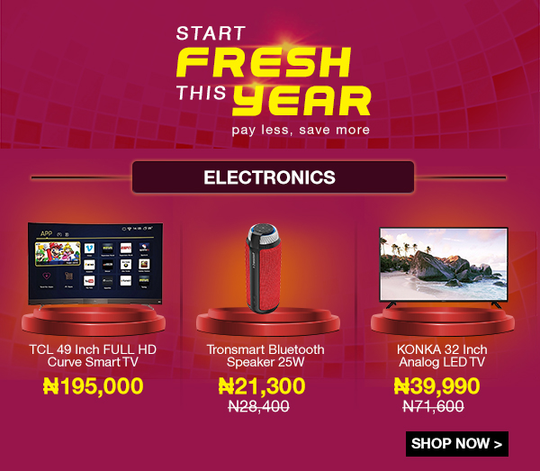 Jumia Nigeria 2 Start Fresh This Year Konka 32 Inch Led Tv 39 990 Tronsmart Bluetooth Speaker 21 300 Milled