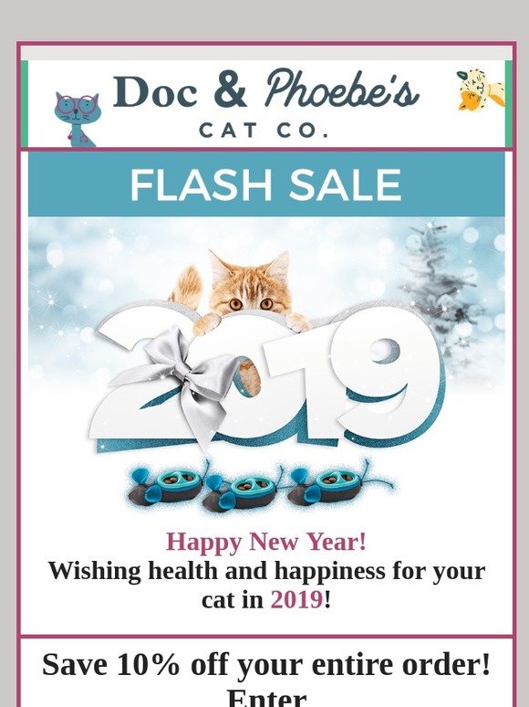 New Year, New Cat - Flash Sale