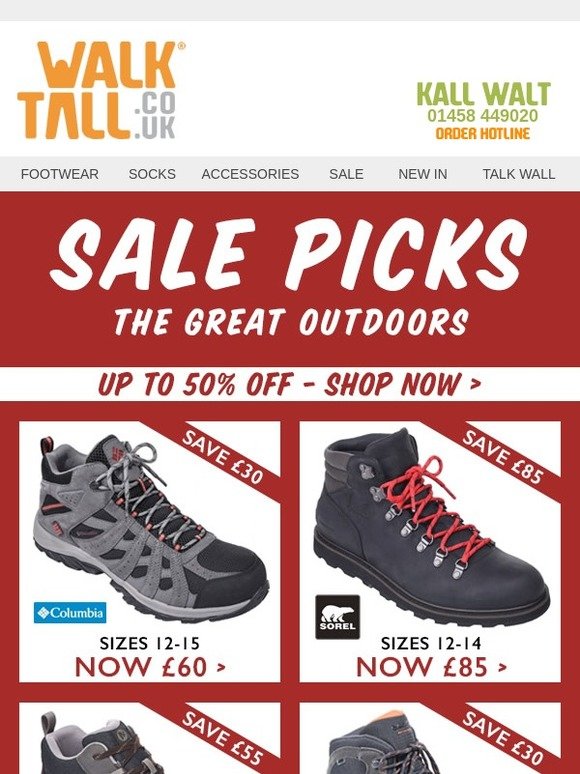 Discover our top outdoor footwear sale picks