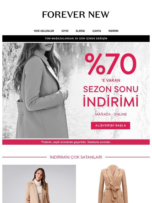 %70'e Varan İndirimin Çok Satanları!