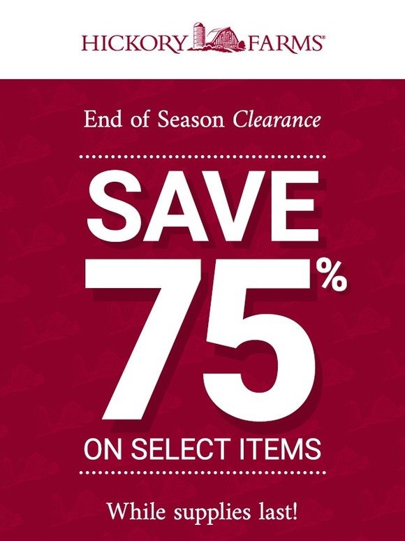 Hickory Farms 🌟 CLEARANCE 🌟 75 off select items! Milled