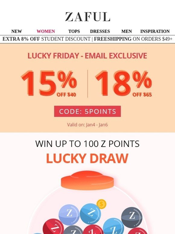 (1) message：Lucky coupon for you Milled