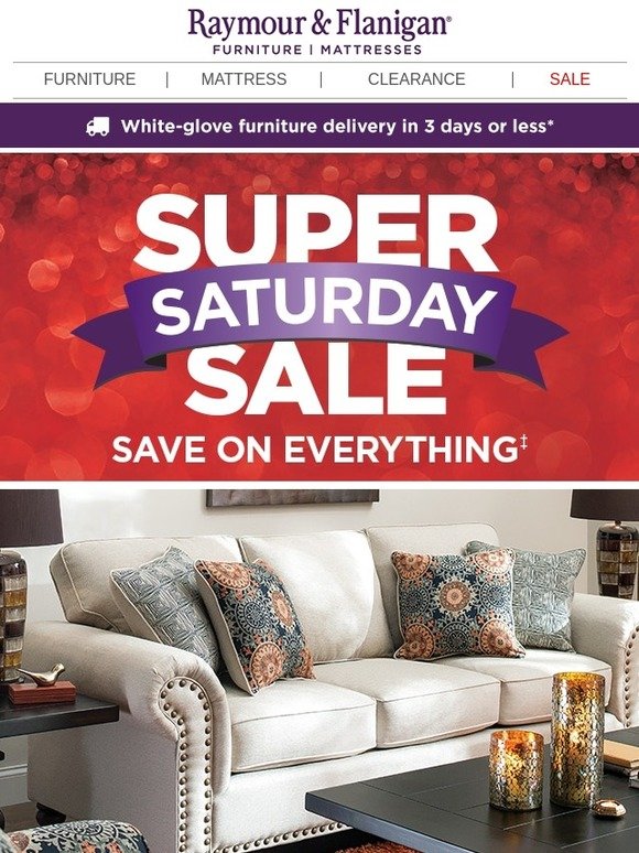 Raymour & Flanigan: Saturdays are for the deals | Milled