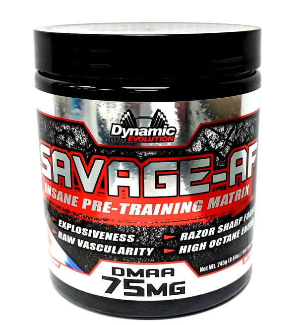 Arena Supplements SAVAGE AF Pre Workout Back in Stock! Milled