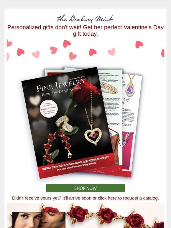 Danbury Mint ️ Check your mailbox your Valentine's Day Catalog is