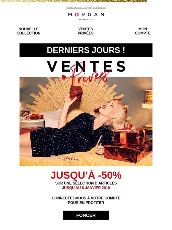 Ventes privées : Plus que 3 jours pour en profiter !
