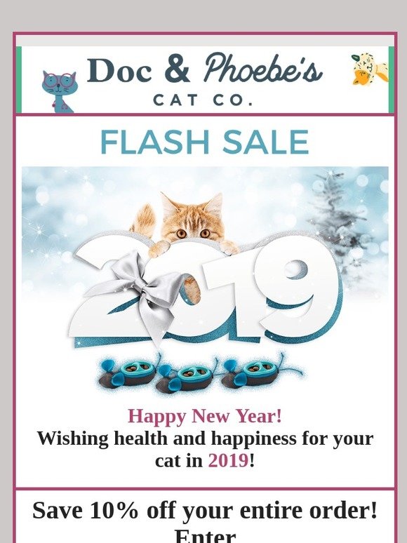 New Year, New Cat - Flash Sale - Final Day