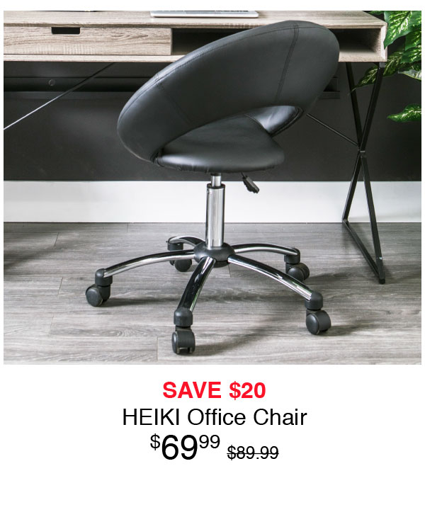 Heiki Office Chair - Now $69.99 - Save $20