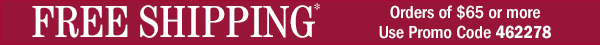 Free Shipping - Use Code 462278