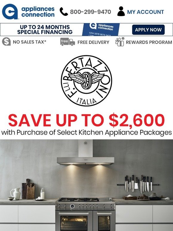 Save Up To 2,600 on Bertazzoni Kitchen