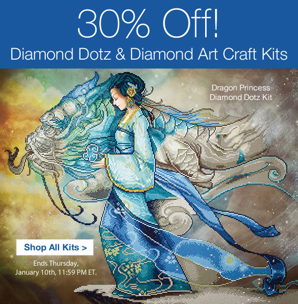 Mary Maxim: 30% Off Diamond Dotz and Diamond Art Kits