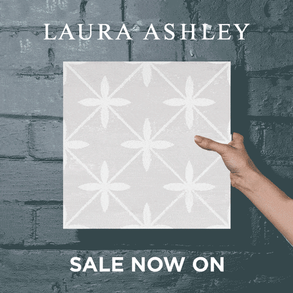 British Ceramic Tile Laura Ashley Sale Now On! Milled