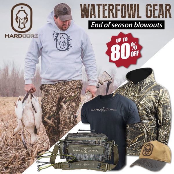Wing Supply: Hard Core Waterfowl gear sale up to 80% off