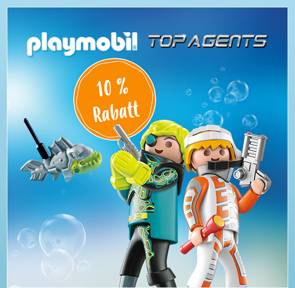10% Rabatt auf Playmobil Top Agents