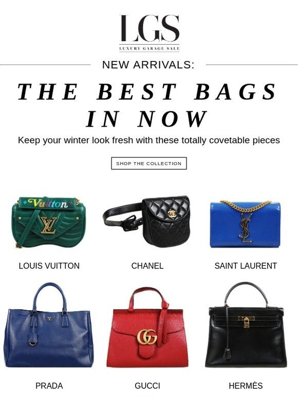 Luxury Garage Sale: New Bags from Chanel, LV, Gucci Prada & More