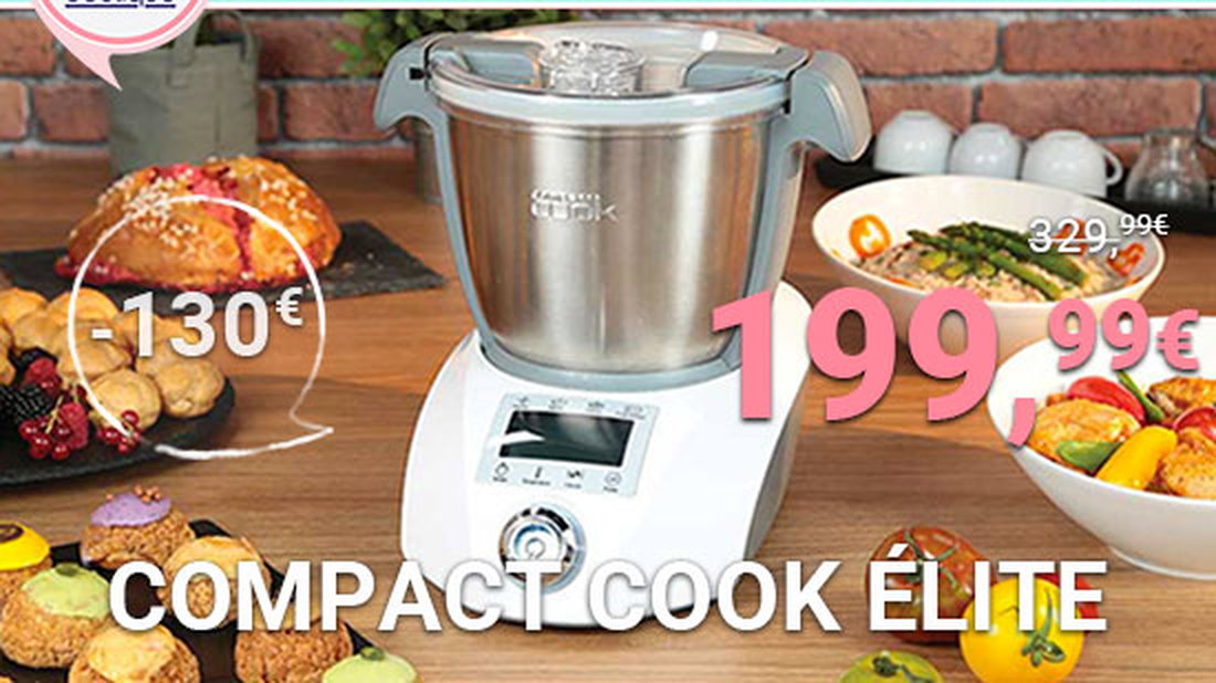 Recettes au Compact Cook Elite, le robot de cuisine multifonction