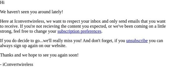 Time to say goodbye?