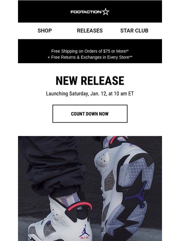 jordan retro 6 footaction