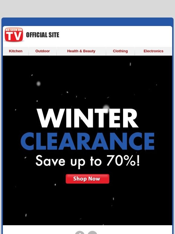 Warm Up with HOT Prices! Up to 70% OFF!