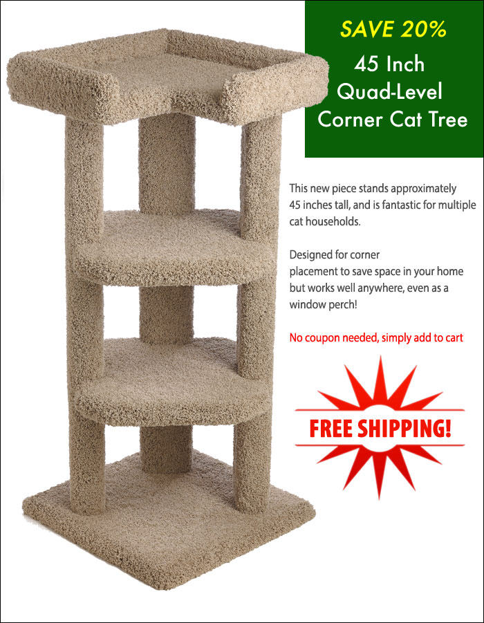 corner cat trees