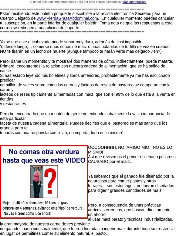 2 Maneras en las que el MAÍZ puede matarte