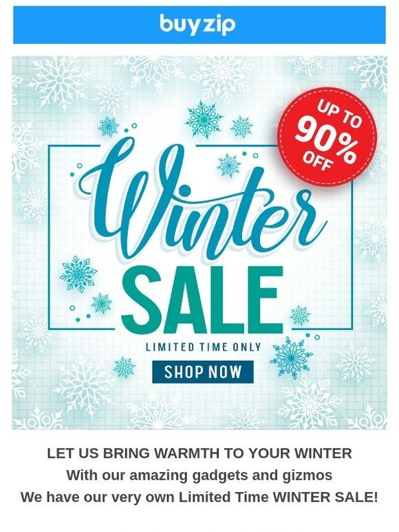 Hey Newsletter, EXCLUSIVE WINTER SALE! ON NOW ❄⛄